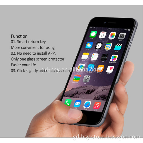 HUYSHE 0.3mm 9H 2.5D Smart Key Tempered Glass Screen Film Protector for iPhone 7 Asahi Glass Toyo AB Glue